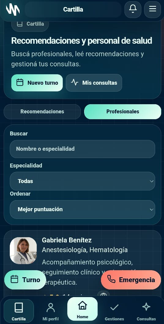 Vista de documentos de AtrioMed